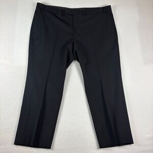Collection by Michael Strahan Mens Black Wool Blend Dress Pants 44W x 30L